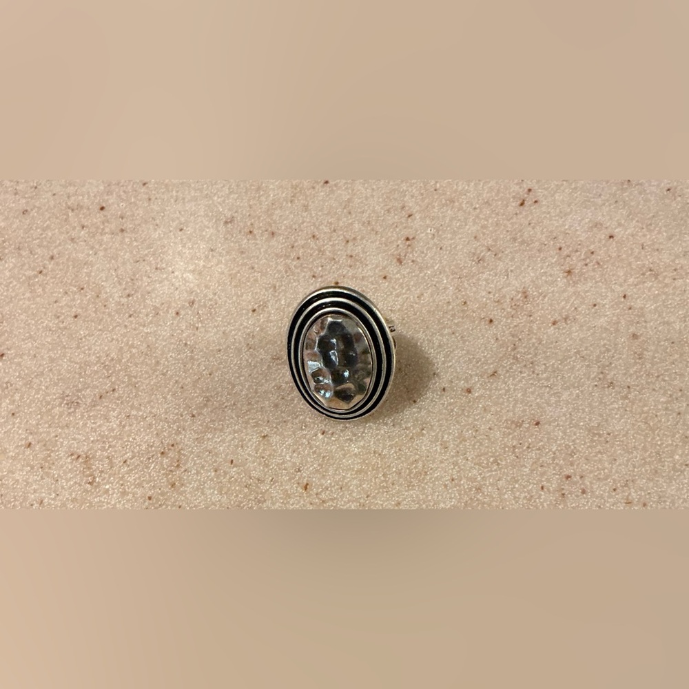 Premier Designs Silver and Black Ring